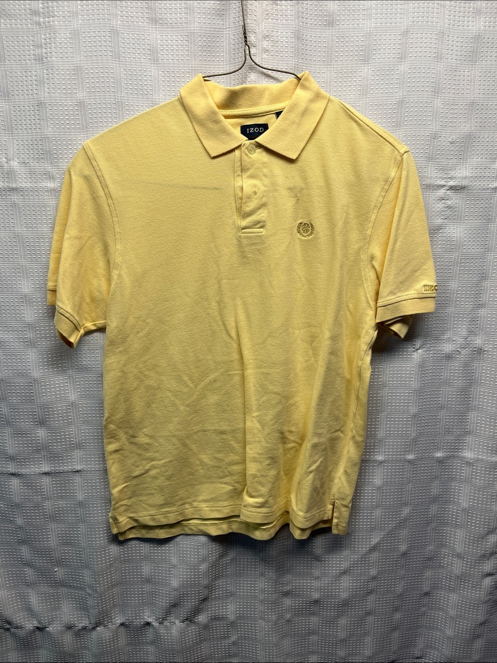 Izod Pale Yellow Classic Pique Polo